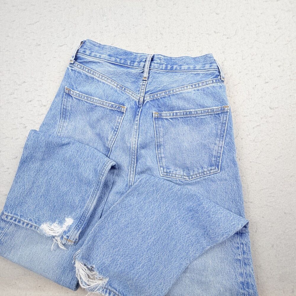 AGOLDE Light Wash Straight Leg Jeans - Picture 2 of 10